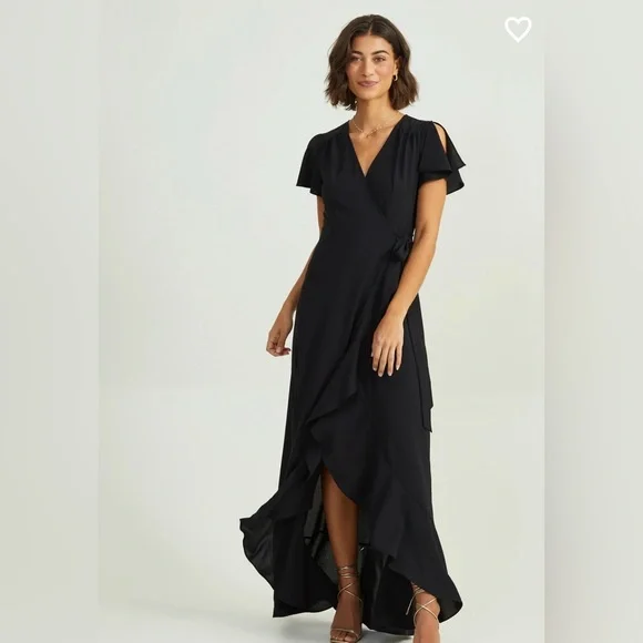 Altar’d State Springvale Maxi Dress Black Small NWT - Picture 2 of 5